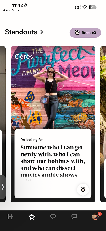 Bumble Standouts — a curated daily discovery surface