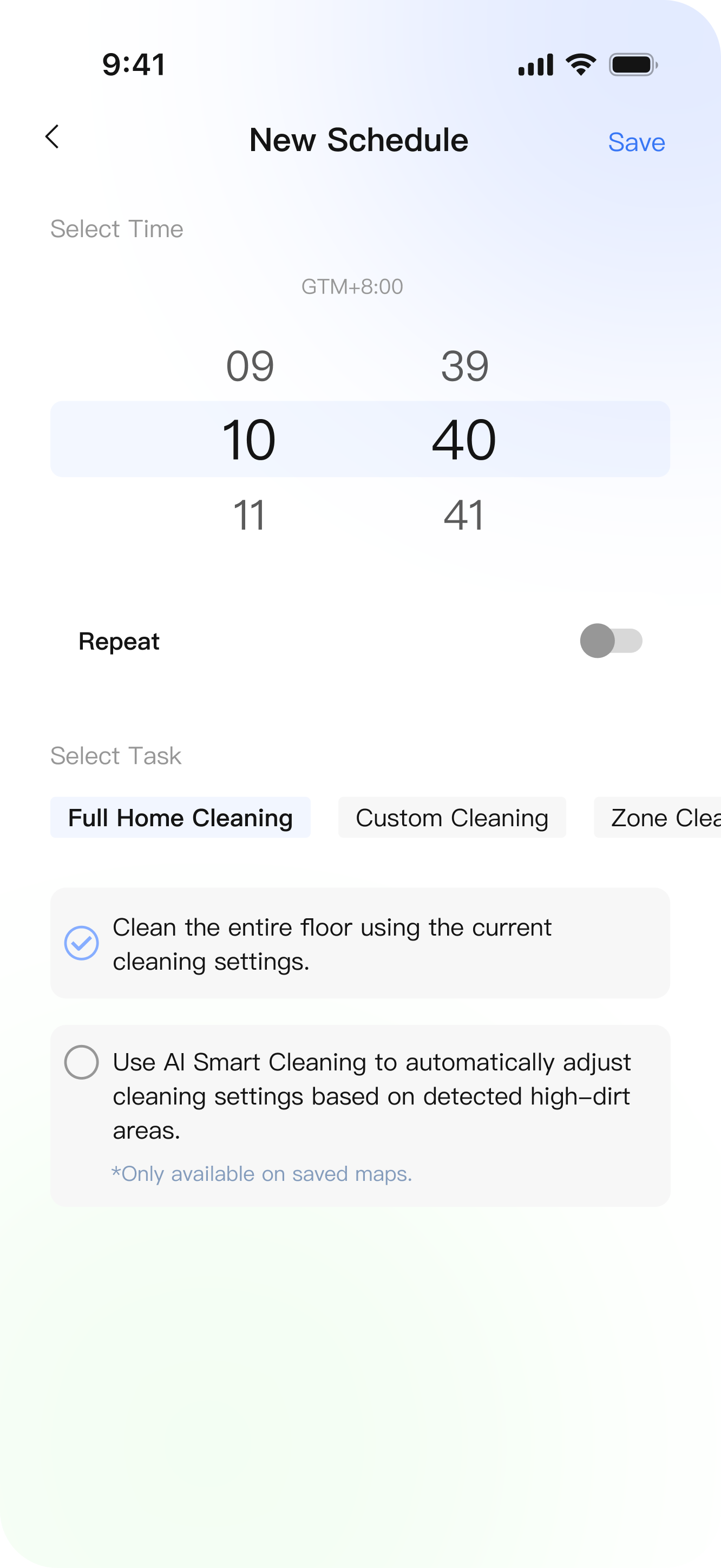 Smarter scheduling across modes.